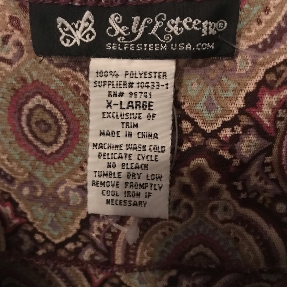 NWOT Flowy cami with multi strap - Picture 5 of 7